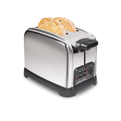 Hamilton Beach® Brushed Stainless Steel Toaster & Reviews | Wayfair